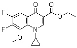 1-Cyclopropyl-6,7-difluoro-1,4-dihydro-8-methoxy-4-oxo-3-quinolinecarboxylic acid ethyl ester